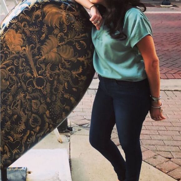 satin top - Picture 3 of 3